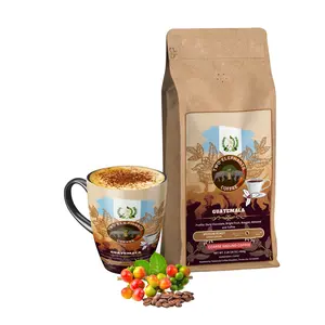 Guatemala - Medium Roast - Coarse Ground Coffee - NET WT. 1lb (16 oz. 454g) Bag Beverage Bean