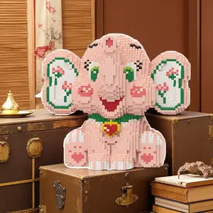 New 7646pcs Halloween Skull 3D Puzzle Building Block Creative Decoration Gift for Birthday/halloween/festivals, Perfect Holiday Surprise!