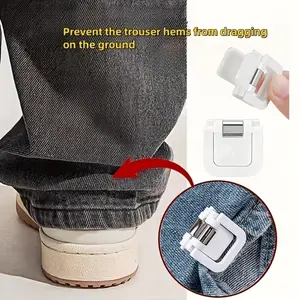 Adjustable Pants Hem Clips, Non-Slip Fabric Clips for Jeans and Formal Pants, Durable and Easy to Use, Perfect for Daily Wear and Sleeve Holders
