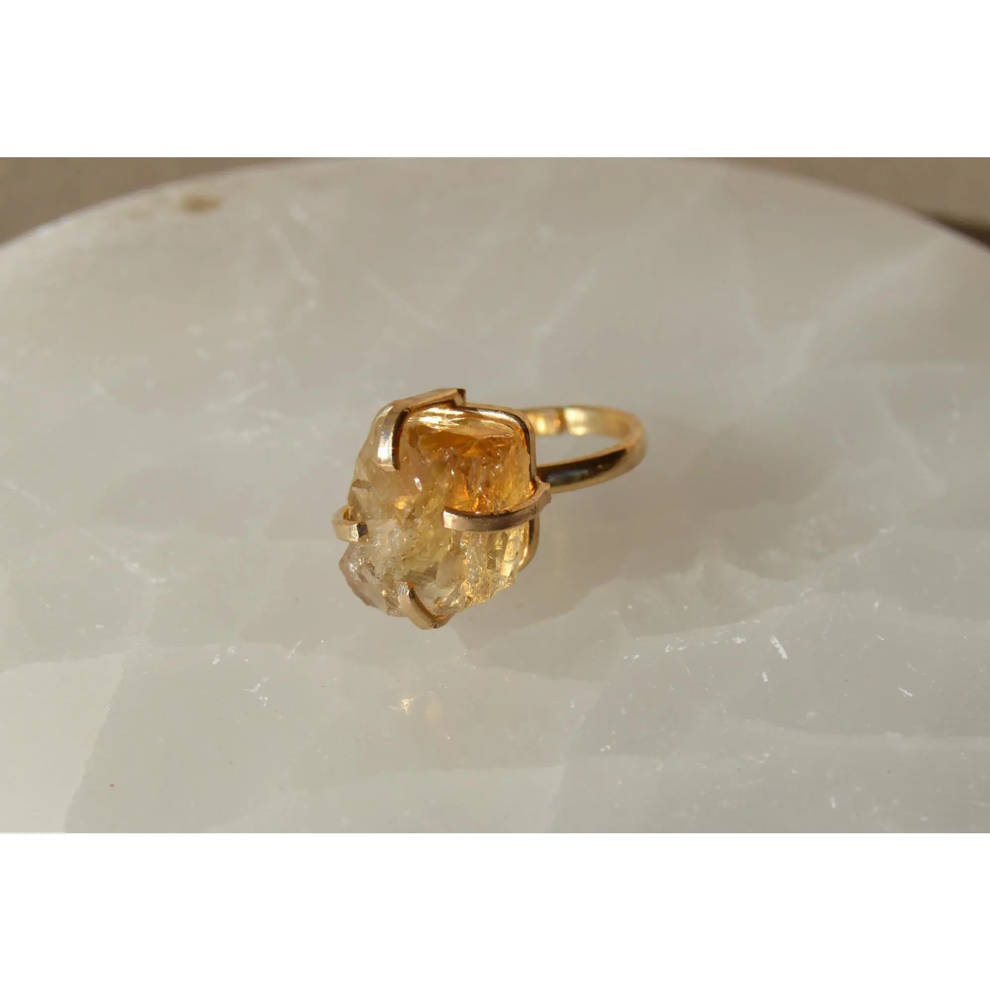 Citrine Gem Ring