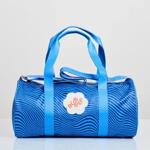 Bubble Skincare Blue Duffel Bag - Roomy Travel Bag