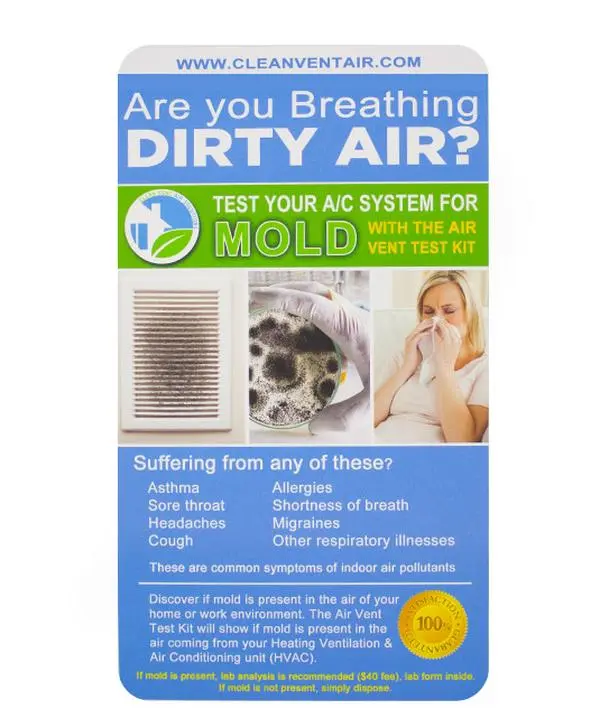 Indoor Home Air Quality Test Kit - Physical Measuring Tool for Mold Detection