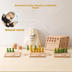 Kindergarten Math Addition & Subtraction Teaching Aids, Enlightenment Number Decomposition & Calculation Toys, Ten-Frame & Hundred-Frame Early Learning Boards