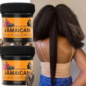 Jamaican Castor Hair Lotion, Nourishes Dry Scalp & Damaged Hair, Natural Moisturizer, Promotes Healthy Growth, Suitable for All Hair Types, Moisturizing Curl Cream, Curly Hair Product
