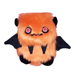 Atomic Laundry Apparel Batty the Orange Floof Monster Friend BACKPACK/Messenger Bag