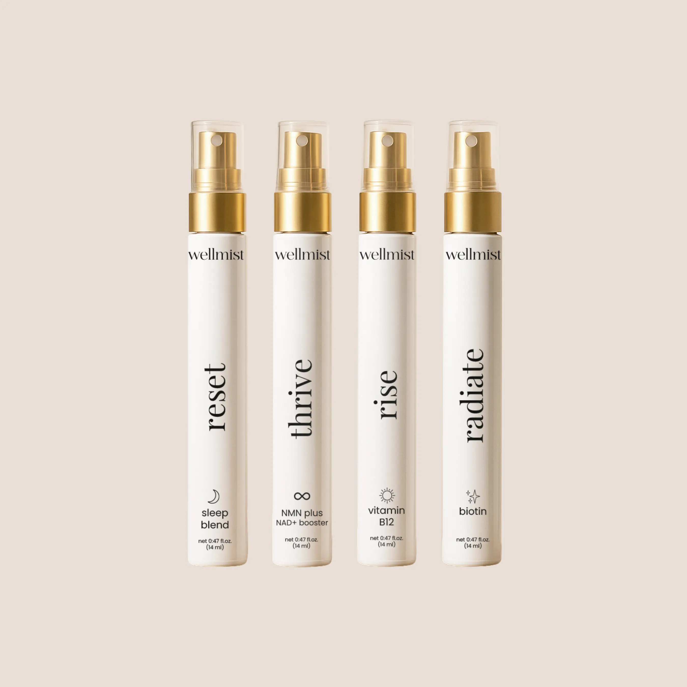 Ritual Collection Vitamin Wellness Supplement Sprays - Full Set of 4
