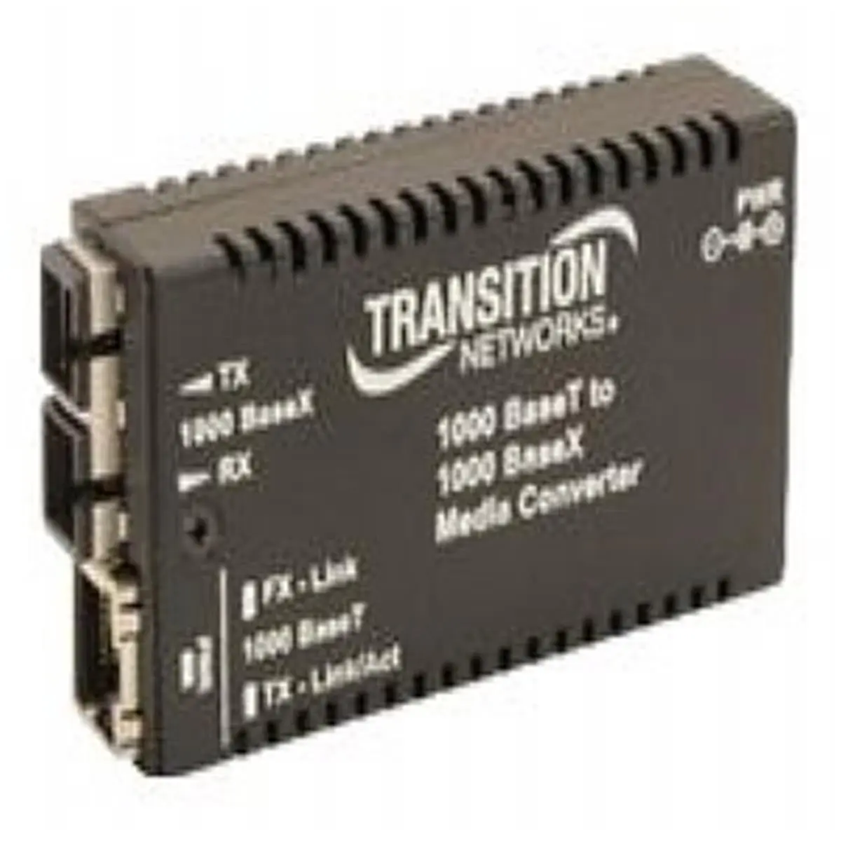 Transition Networks 11458195 Mini Gigabit Ethernet Fiber Media Converter - 1 Gbps Wired Connectivity, 185x170x165mm, 1.5 lbs, 2.2 Kohm Impedance, 3.5-2.5mm Adapter, 50-20000 Hz Frequency Response, Windshield Tie Clip, RoHS Lead-Free Compliant