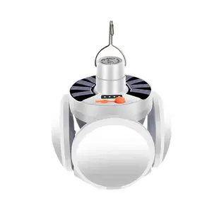 Solar & USB Charging Lantern Hanging Foldable Lamp with Bright LED Lights and Remote Control Rechargeable for Home Indoor Emergency Power Outage Cuts Gathering