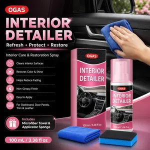 Car Interior Polisher Multi-Functional, Non-Damaging Car Interior Cleaner, No Rinse Sofa Cleaning, Automotive Care Essentials