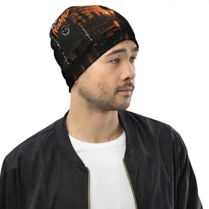 Le NaMo Ember City Sovereign All-Over Print Beanie