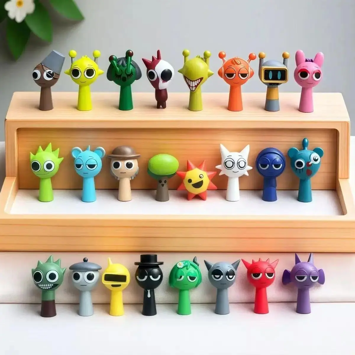 2026 new 24pcs/48pcs Sprunki Figures Mode Toys Sprunki Incredi box Anime Action Figures Sprunki Game Cartoon