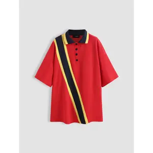 Cider [8 colors, size 2-10] Blokecore Patchy Collar Short Sleeve Polo Shirt