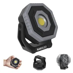 Work Light，800lm Pocket Mechanic Light，Type-C Rechargeable 2600mAh, 360° Rotating Magnetic Stand, IP65,for Car Repair,DIY & Maintenance