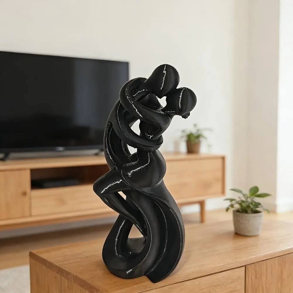 Dancer Tango Sculpture Ornaments, Elegant Embrace Couple Ornaments, Suitable for Living Rooms, Valentine's Day Gifts