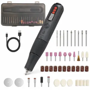 【FathersDayGift】Cordless Rotary Tool Kit, 8V 2.0Ah Rechargeable Battery, Quick Change, 23000RPM 5-Speed Multi-Power Carving Device, 56Pcs Accessories, Wireless Rechargeable Tools for Cutting/Drilling, Handmade/DIY