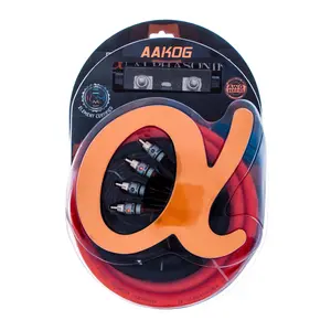 Alphasonik AAK0G Premium 0-Gauge Complete Car Amplifier Installation Kit