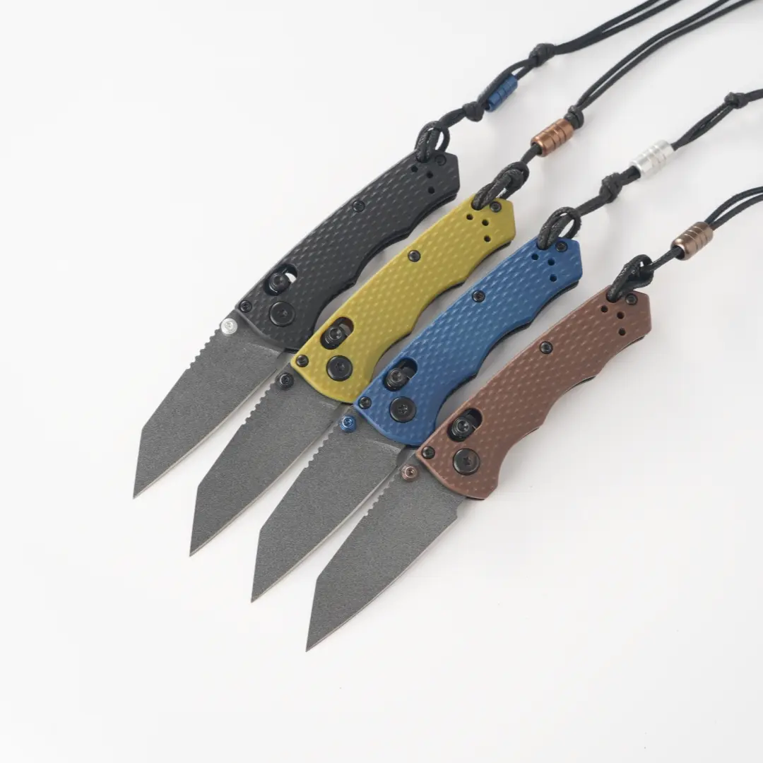 290 mini folding knife, compact and portable pocket knife, reinforced nylon fiberglass handle, high-quality fruit knife