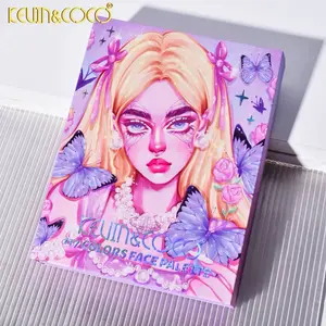 Kevin & Coco 117 Colors Butterfly Face Palette for Eyeshadow and Makeup Cosmetic