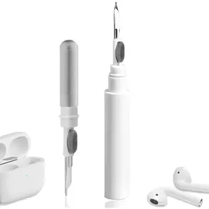 Cleaner Kit for Airpods,Earbuds Cleaning kit for Airpods Pro 1 2 3, Multi-Function Cleaning Tool with Brush for Wireless Earphones Bluetooth Headphones Camera and iPhone(White)