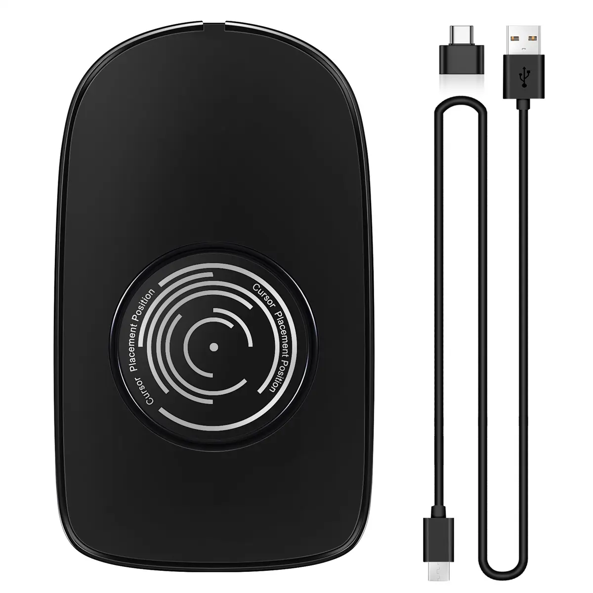 Mouse Jiggler USB Mouse Mover Mouse Movement Simulator with ON/OFF Switch for Computer Awakening, Keeps PC Active Usb Rechargeable Keyboard
