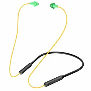 MIPEACE MI04 Earplug-Style Bluetooth Headphones | 29dB Noise Reduction, IPX5 Sweatproof, 19+ Hour Battery, Ideal for Mowing, Construction, Workshop, Industrial Jobsite