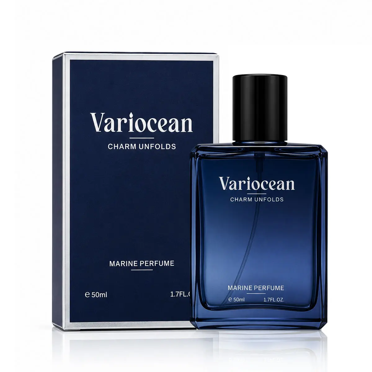 Midnight Marine Eau de Parfum 3.4oz | Aromatic Marine Fragrance for Men, Magnetic & Sensual, Long-Lasting for Dates and Everyday Wear, Inspired by the Effortless Attraction That Naturally Draws People Closer