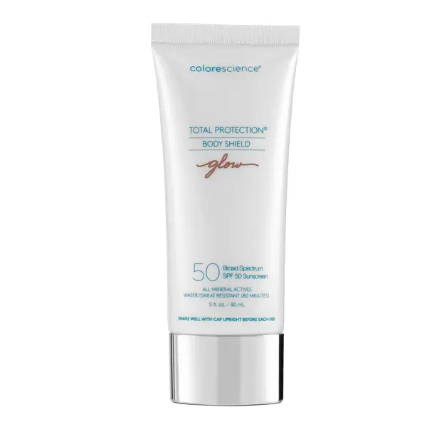 Colorescience Total Protection Body Shield Glow SPF 50 Broad Spectrum Sunscreen 3 fl oz Water Sweat Resistant