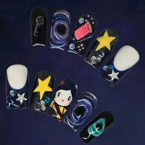 Coraline X Hello Kitty Press On Nails