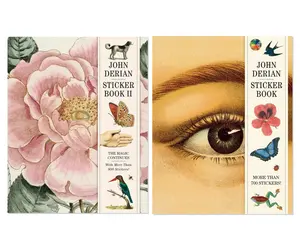 John Derian Sticker Book 2-Book Collection - Designer Art Series - Hardcover