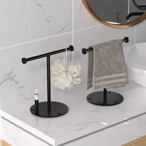 Modern Simple Countertop Towel Rack, Independent Towel Holder, Over-The-Counter Storage Shelf, Suitable for Bathroom Kitchen Sink, Bathroom Accessory, Bathroom Accessories Organizer, Bathroom Organizer