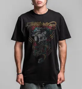 Affliction Men's T-shirt Dragon Night