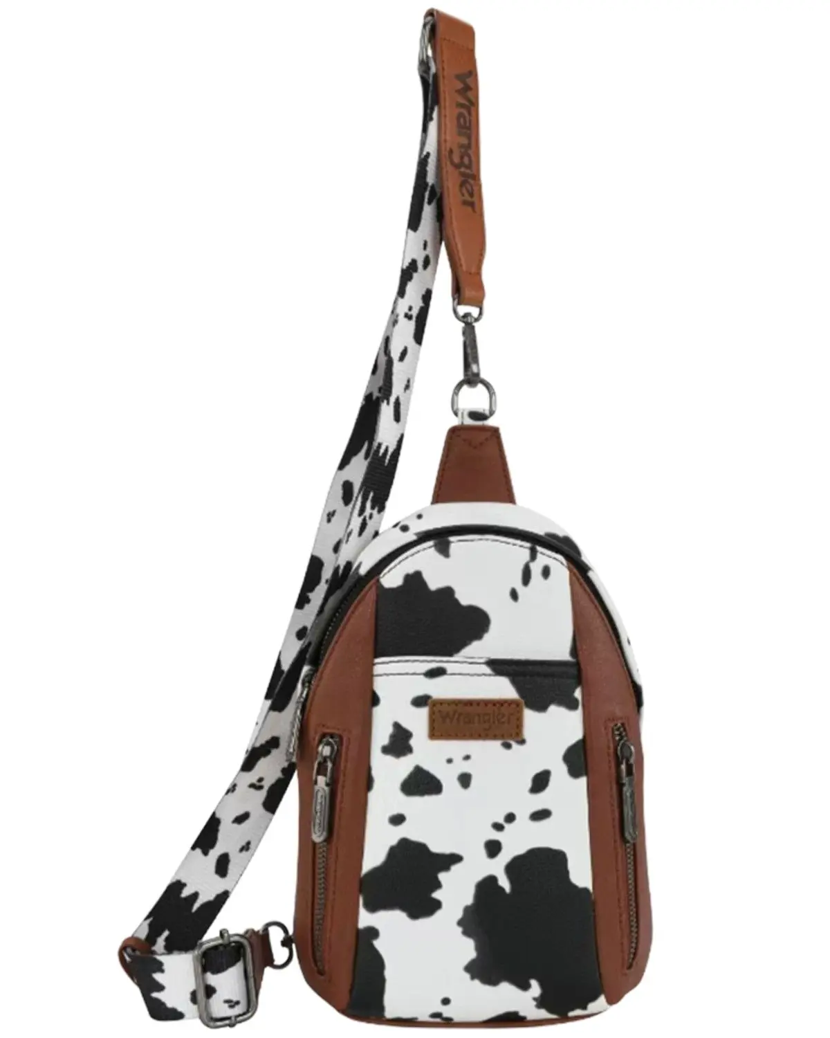 Wrangler Women's Women'S Boot Barn Daisy Cow Print Sling Bag - Shy03-210Br