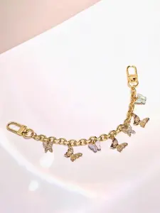 Bag Charm Purse Accessory, Y2K Nostalgia Butterflies Accessory On The Bag Accessories Women Bag Underarm Bag Charms Purse Charms Bag Decoration Chain Pendant Decorative Bag Chain Charms Accessories for Women Shoulder Crossbody Charms For Bags