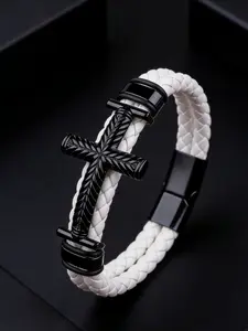 The fashionable cross magnetic buckle bracelet is suitable for daily wear, vacation and dating occasions, and is also a surprising and exquisite small gift