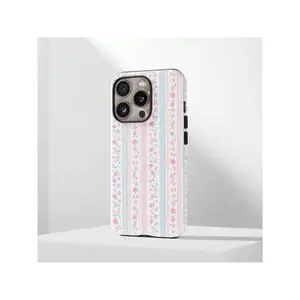 Love Shack Fancy Floral Case Coquette Girl Cover Compatible With  17 Promax , 16, 15, 14, 13, 12, 11, Pro Max