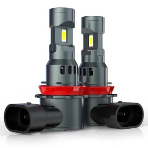 FLYANT 2pcs H4 H7 H11 9005 9006 LED Headlight Bulbs, 100W 10000 Lumens Bright LED Headlights Kit, 6000K Cool White, 200% Brighter, White Super Bright With Fan Plug And Play