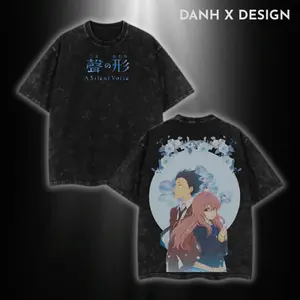 A Silent Voice Couple Tee | Nishimiya & Ishida Edition | Soft Cotton Streetwear for Fans of Emotional Healing, Deaf Culture & Anime That Stays