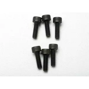 Traxxas Cap-Head Machine Screws 2.5x8 mm (6) - 3965