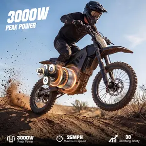 JX Youth & Adult Electric Bike  3000W Electric 35MPH/35Mile Range， 48V 21AH Removable Batteries,14" x2.5" Tires,Dual Hydraulic Brakes & Full Suspension with Fat Tire for Snow, Sand and Commuting gt ebikes seat