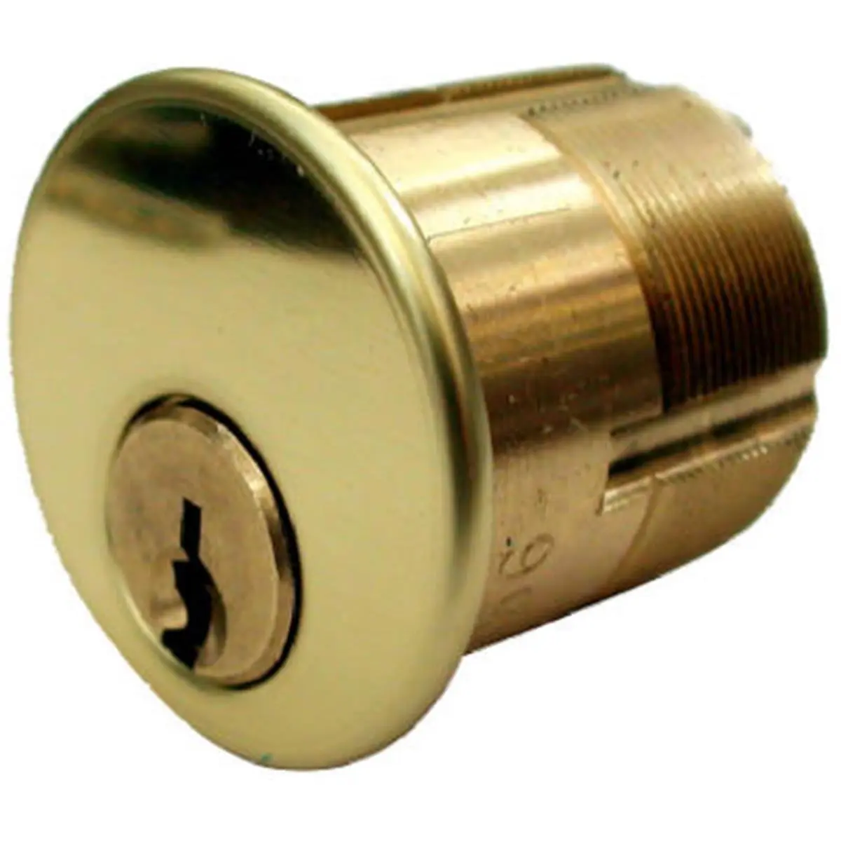 212 MAIN Kaba 7205UA1-03 Solid Brass Mortise Lock Cylinder, Solid Brass Surface, IN3 Key Blank, Fits Up to 1-1/4in, 1.9x1.9x1.8in Dimensions, Lock Cylinders for Security Cameras & Systems Accessories