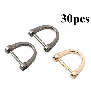 D Shape Horseshoe Clip Hardware for Car Keychain, Durable and Stylish Key Holder Accessory, Ideal Home Decor and Gift Solution