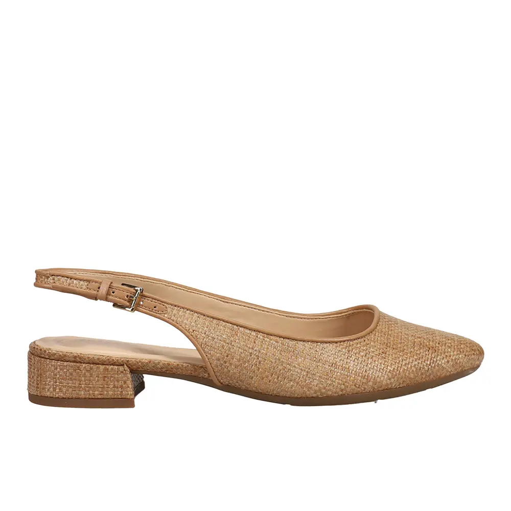 Easy Spirit Womens Cassius Slingback Flats - Brown Easy Spirit Womens Cassius Slingback Flats - Brown