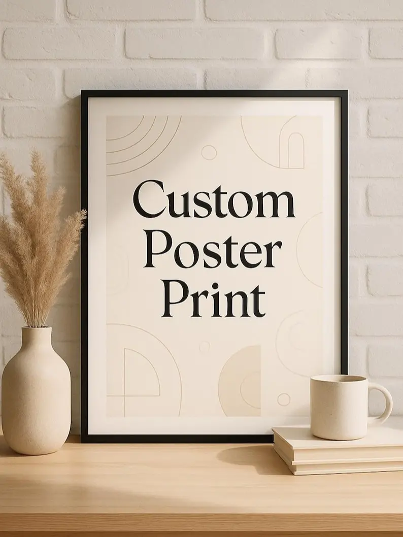 Custom Poster Print – Personalized Poster – Wedding Poster - Family Poster