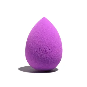 1 Uve Beauty Violet Antimicrobial Makeup Sponge, 99% Bacteria-Free, Reduce Breakouts and Acne