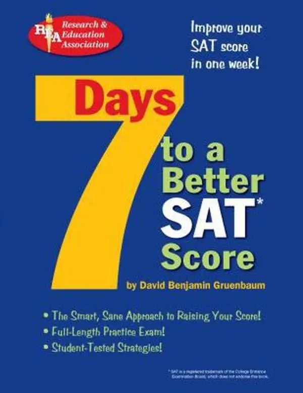 USED-7 Days to a Better SAT(R) Score: 2nd Edition by Gruenbaum, David Benjamin (Paperback)