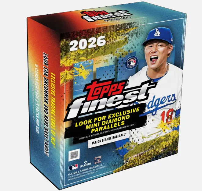 Break #49- Baseball 3 Mega Box- Finest Baseball - Pick Your Team