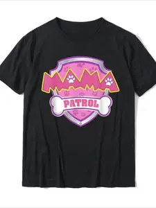 Mama Patrol Graphic Unisex T-shirt Spring Summer Short Sleeve Crew Neck Graphic Tops Women Men Essentials Gift for Her/him