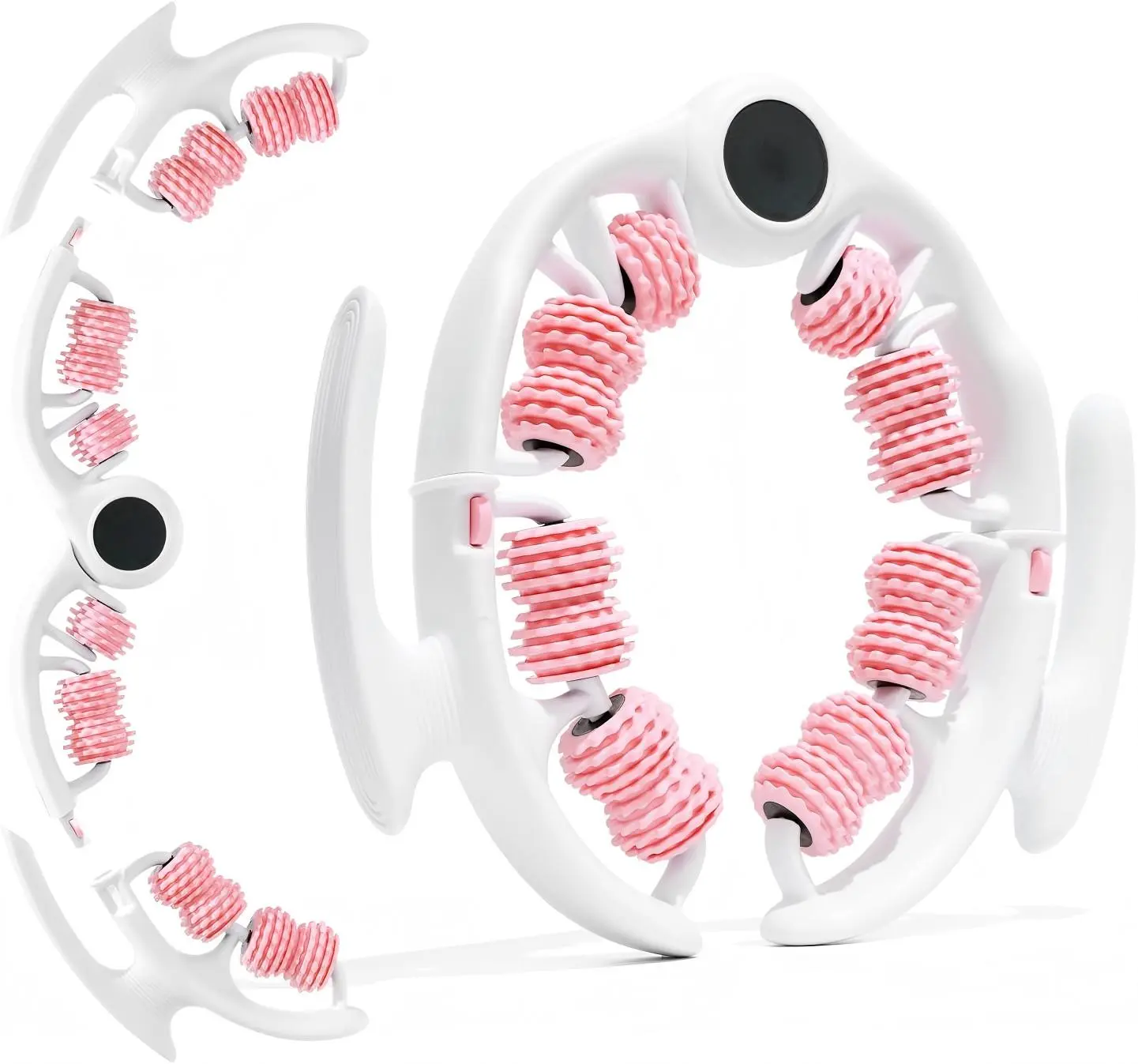 【Summer Vibes】Manual Push-Pull Massage 14-Roller, Detachable Full Body Muscle Massage Tool, Fascia Roller for Legs,Thighs,Calves, Arms, Waist, Back & Shoulders, Handheld Workout Recovery Roller, Portable Fitness Training Equipment for Women & Men sohochic