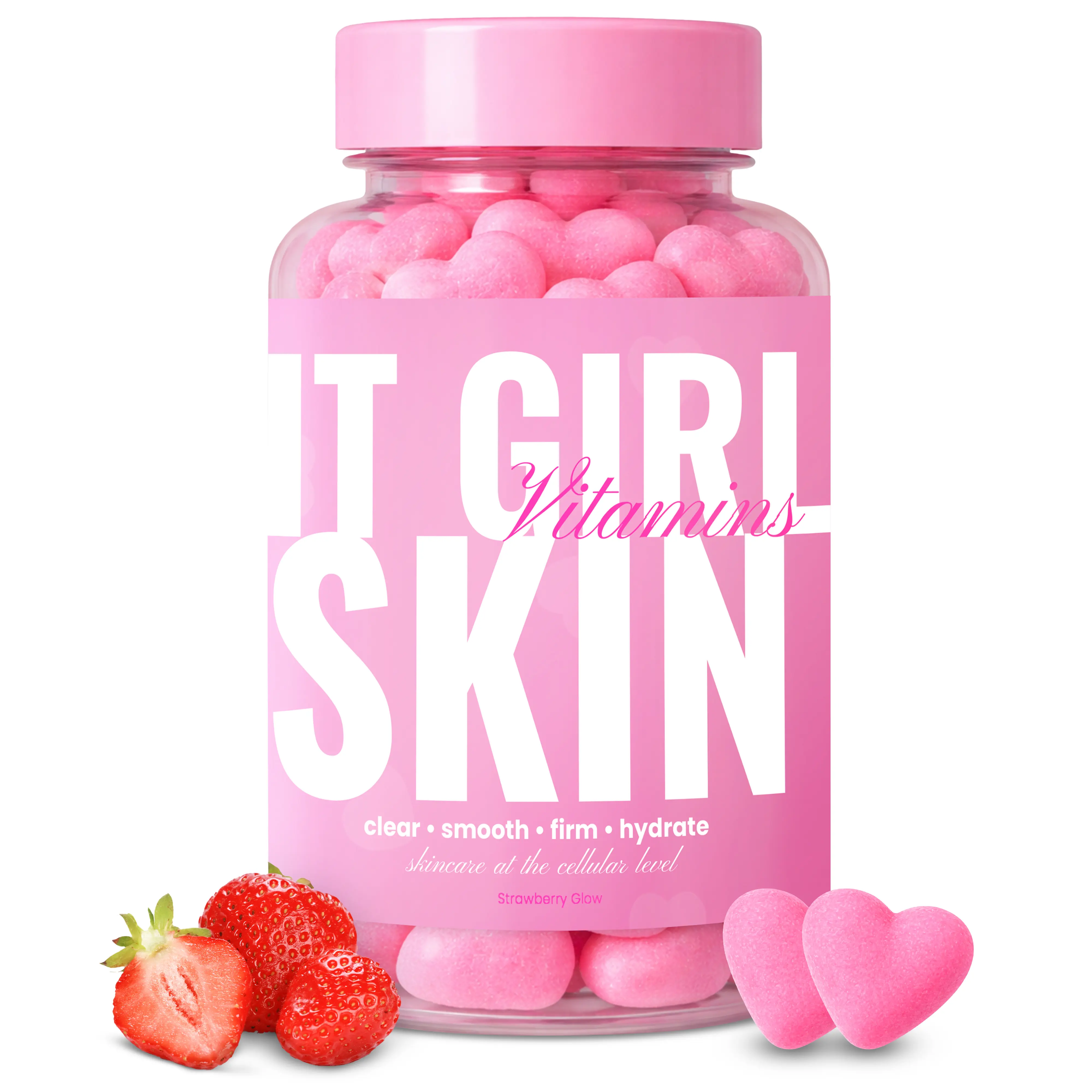 It Girl Skin Gummies | Collagen Peptides, Hyaluronic Acid & Ceramides for Glowing Skin, Hair & Nails | Daily Beauty Vitamins