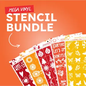 MEGA Vinyl Stencil Bundle - 5 Pack